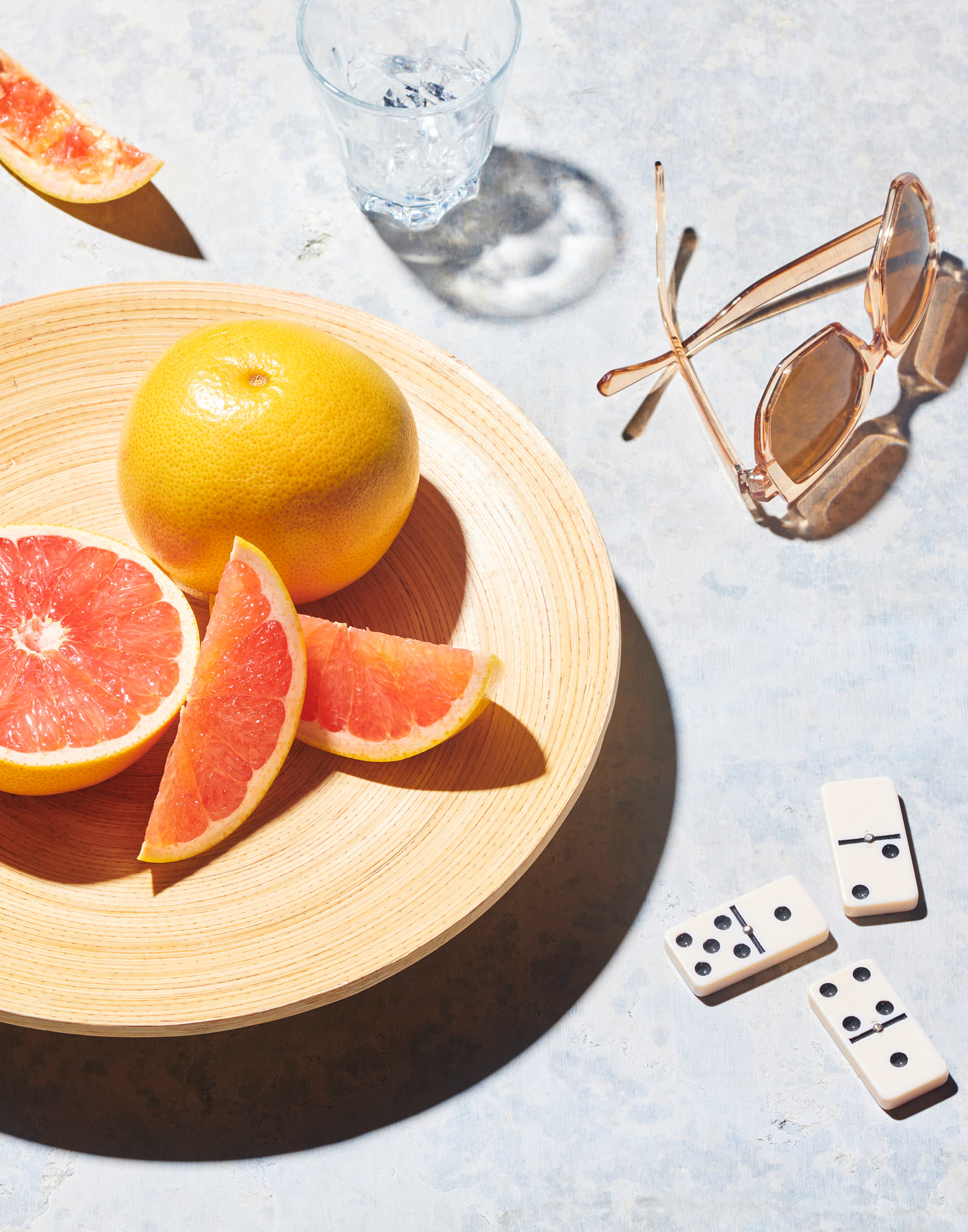 Grapefruit drink on games day