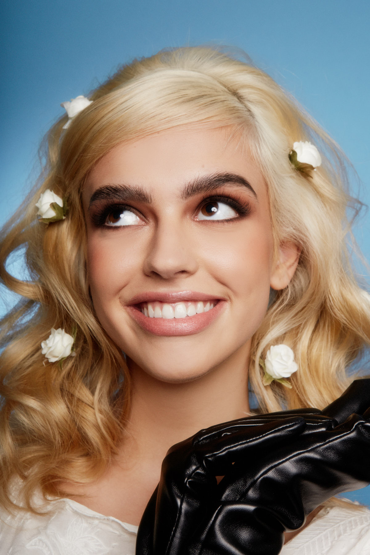 Woman with Flowers in her hair