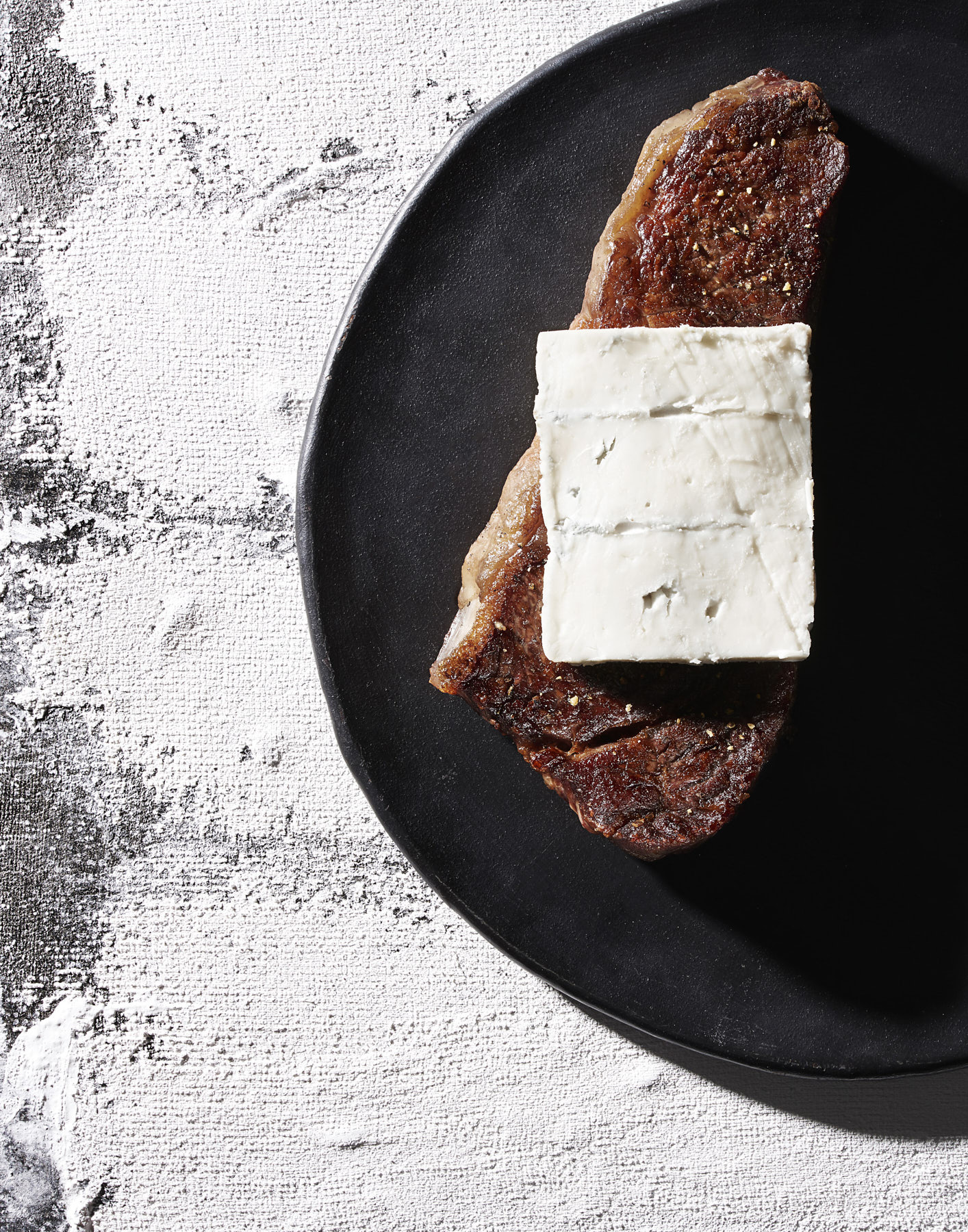 Rare Steak on Plate